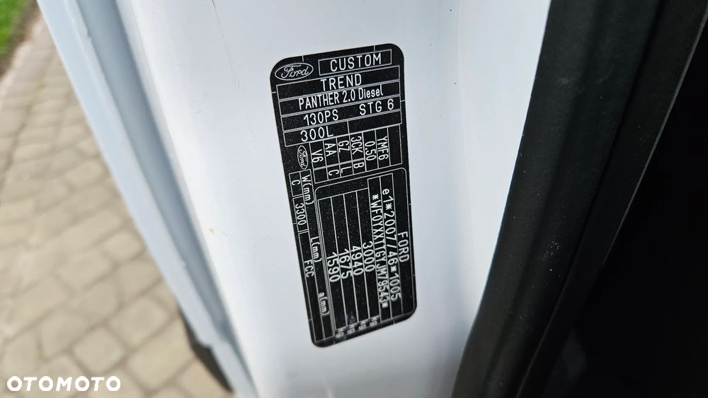 Ford Custom 2,0 TDCI L2 Długi Klima Webasto Kamera Podgrzewana Szyba Hak - 27