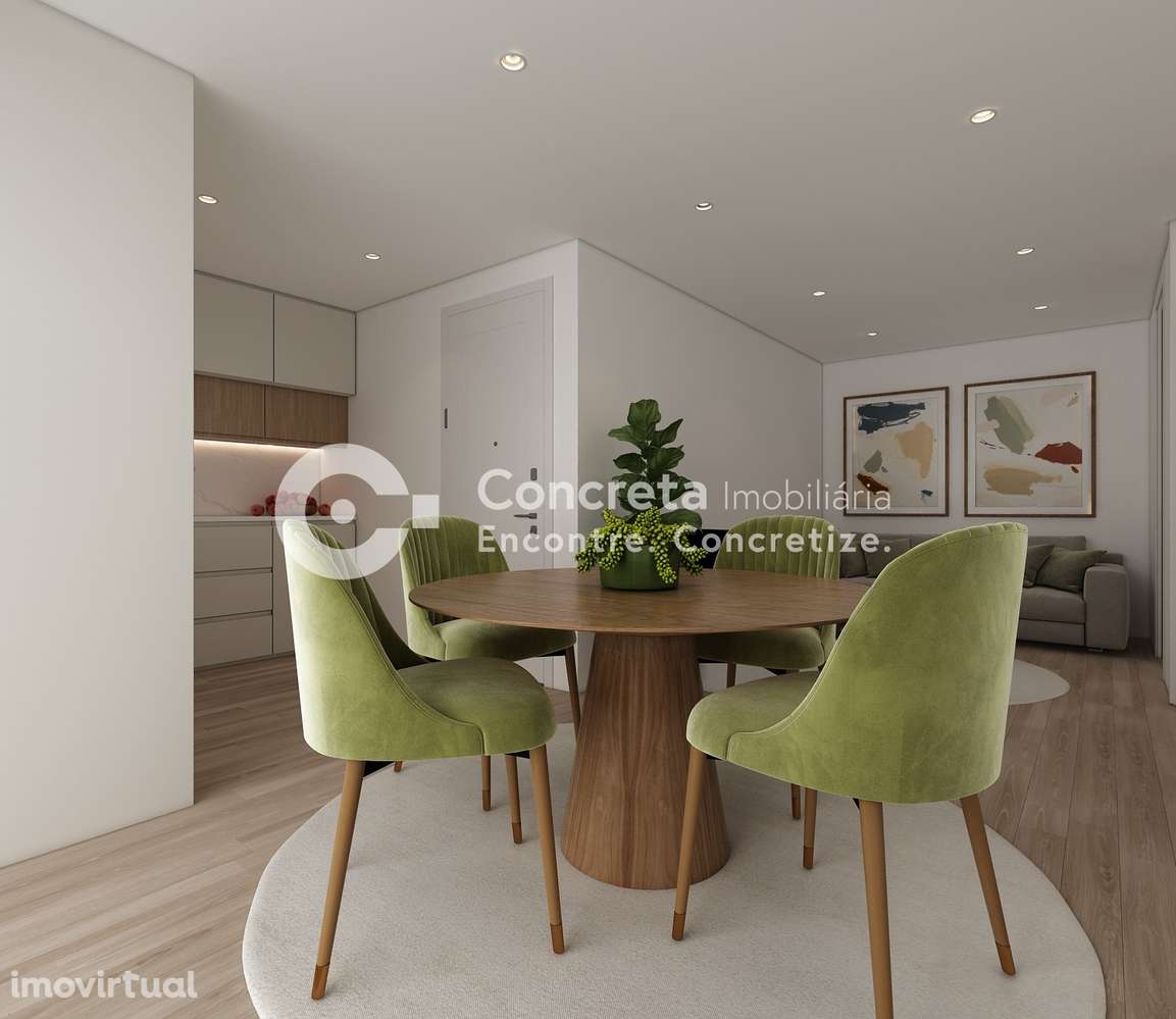 Apartamento T1 novo em Barcelos - Grande imagem: 5/7
