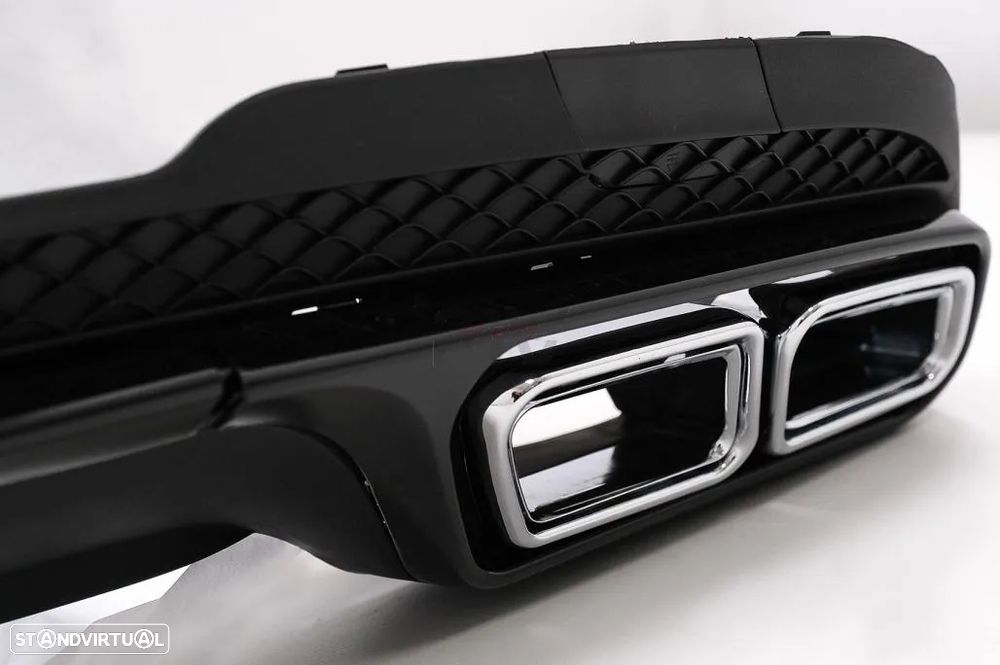 Difusor com Ponteiras Mercedes E W212 (2013 a 2016) Look E63 Amg - 7