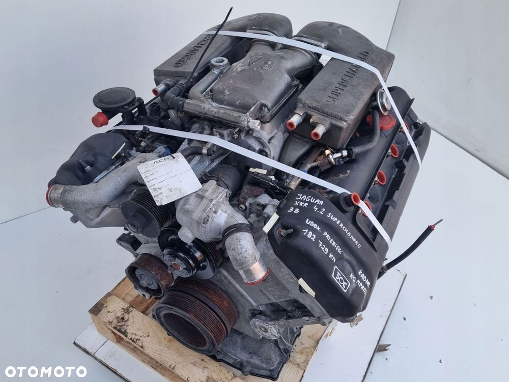 SILNIK Jaguar XKR 4.2 V8 SUPERCHARGED udokumentowane 182tyś AJ34 AJ34-B - 16