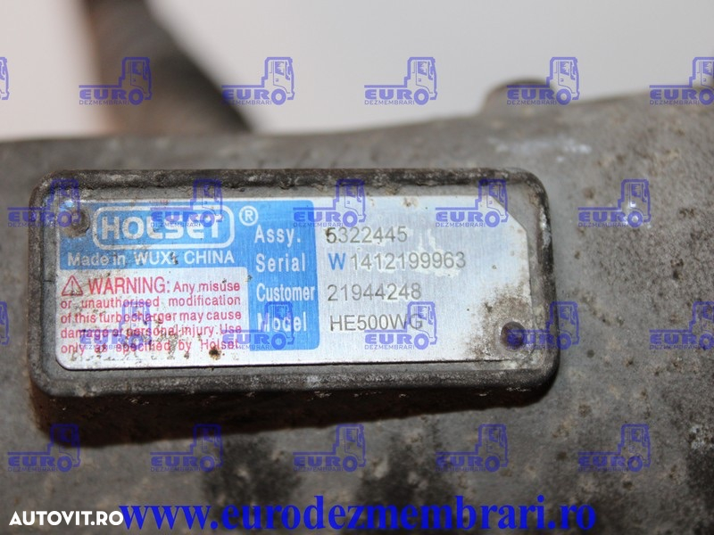 TURBOSUFLANTA RENAULT T DTI 11 21944248, 21475425 - 2