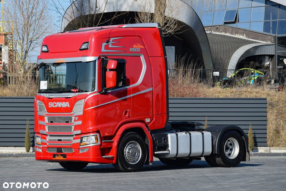 Scania R500 / FULL AIRMATIC / HYDRAULIKA / RETARDER / KLIMATYZACJA POSTOJOWA / ACC / KLIMA / LEDY / PO KONTRKCIE SERWISOWYM / SERWISOWANA / SPROWADZONA - 1