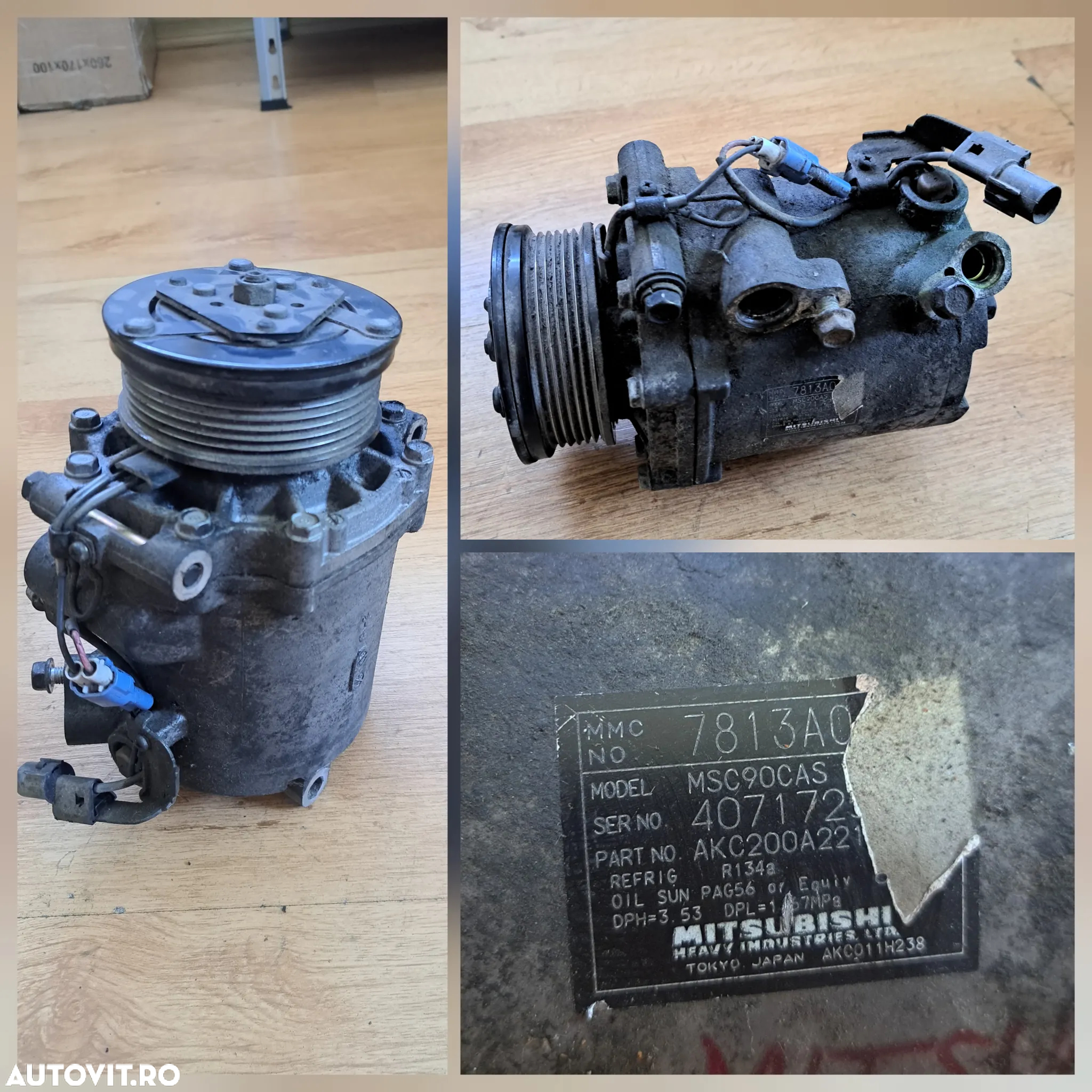 Compresor AC clima aer conditionat climatizare climatronic freon Mitsubishi pajero shogun 3.2 DI-D v60 v70 mitsubishi outlander 2.0 bsy mitsubishi colt VI 1.3 - 8