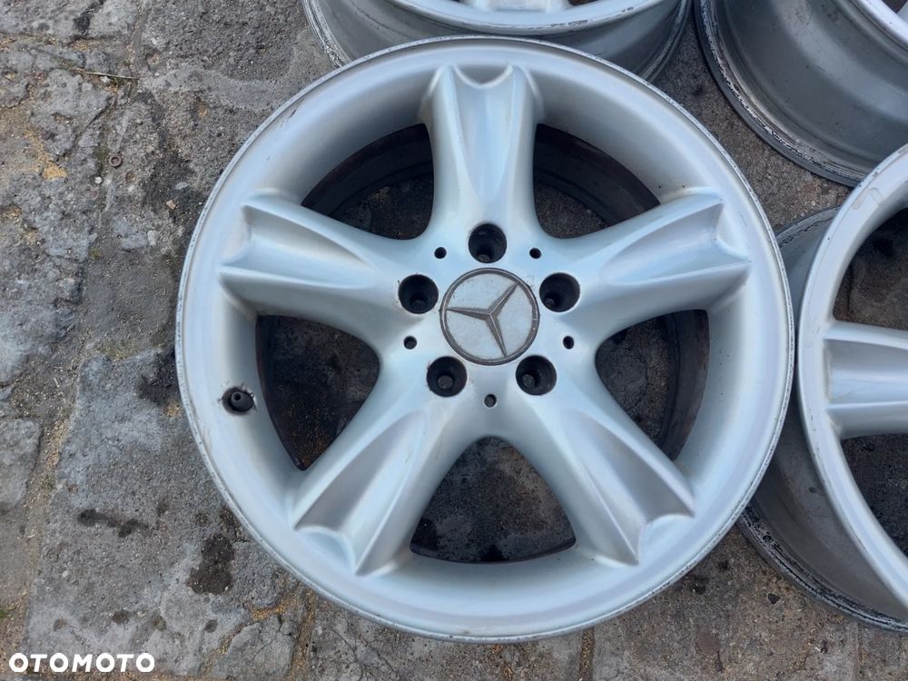 MERCEDES W203 FELGI ALUMINIOWE R16 7J ET37 5X112 ORYGINAŁ PROSTE ! - 2