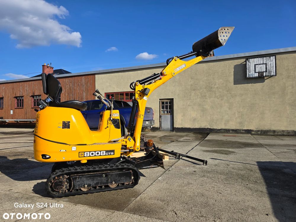 JCB Jcb 8008 cts 2018 rok tylko 207 moto godzin jak NOWA 4 Łyżki ideał dostawa - 20