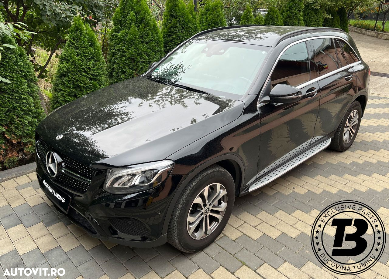 Praguri Aluminiu compatibile cu Mercedes GLC C253 X253 cu MONTAJ INCLUS - 9