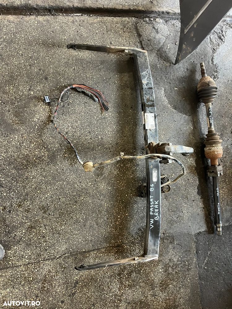 Carlig cui tractare original VW Volkswagen Passat B6 break 2007 - 5
