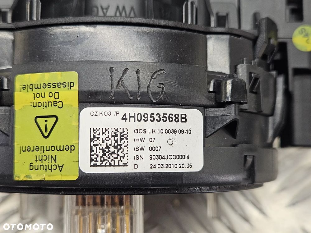 VW TOUAREG 7P 10-18R MANETKI TASMA PRZELACZNIK 4H0953568 B 4H0953568B - 7