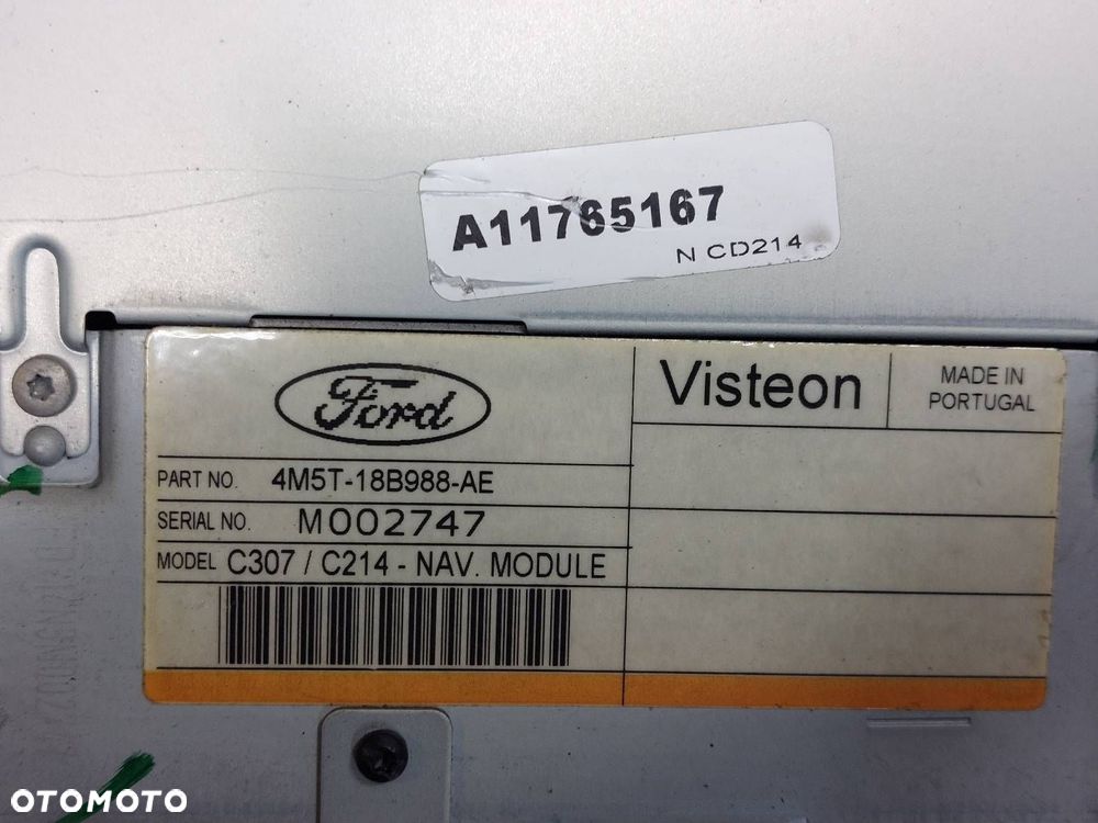 RADIO ODTWARZACZ FORD C-MAX I MK1 VP3M5F-18C821-DG 4M5T-18B988-AE - 6