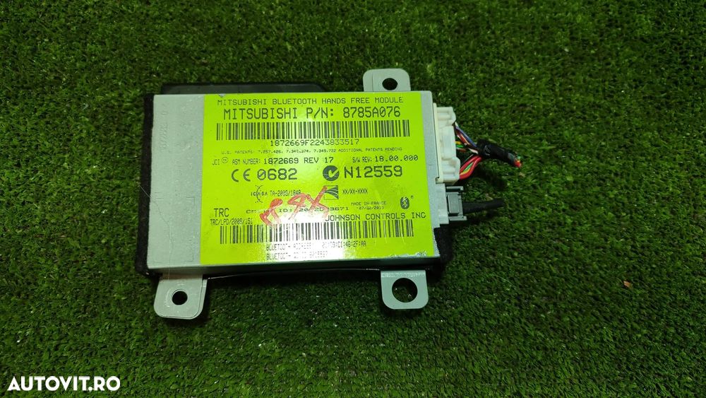 MODUL BLUETOOTH MITSUBISHI OUTLANDER 3 2.0 BENZINA + ELECTRIC 2016 COD OEM 8785A076 / GG2W 2000 PLUG-IN HYBRID / MODEL SUV / 2016-2021 - 1