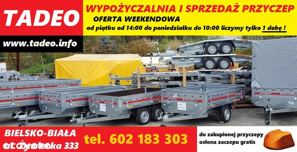Brenderup 1203S 204x116x120 stelaż plandeka - 4