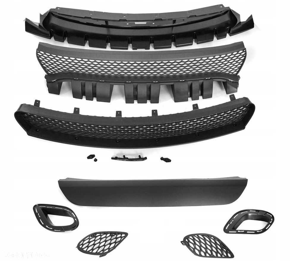 Zderzak przedni kpl Grill Kratki Sport look Dodge Charger Lift 2014-2018 - 3