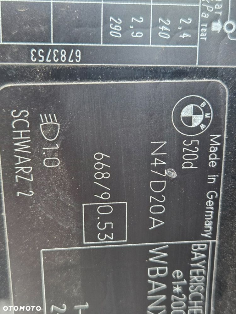 ZDERZAK TYLNY BMW E61 M PAKIET 668/9 SCHWARZ 2 - 14