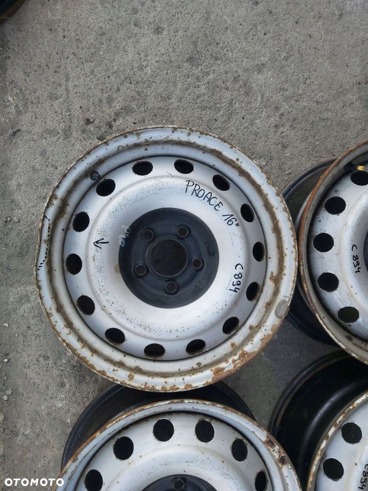 Toyota Proace I Felgi stalowe 16 5x108 7J Jumpy Expert Scudo II 4szt - 2