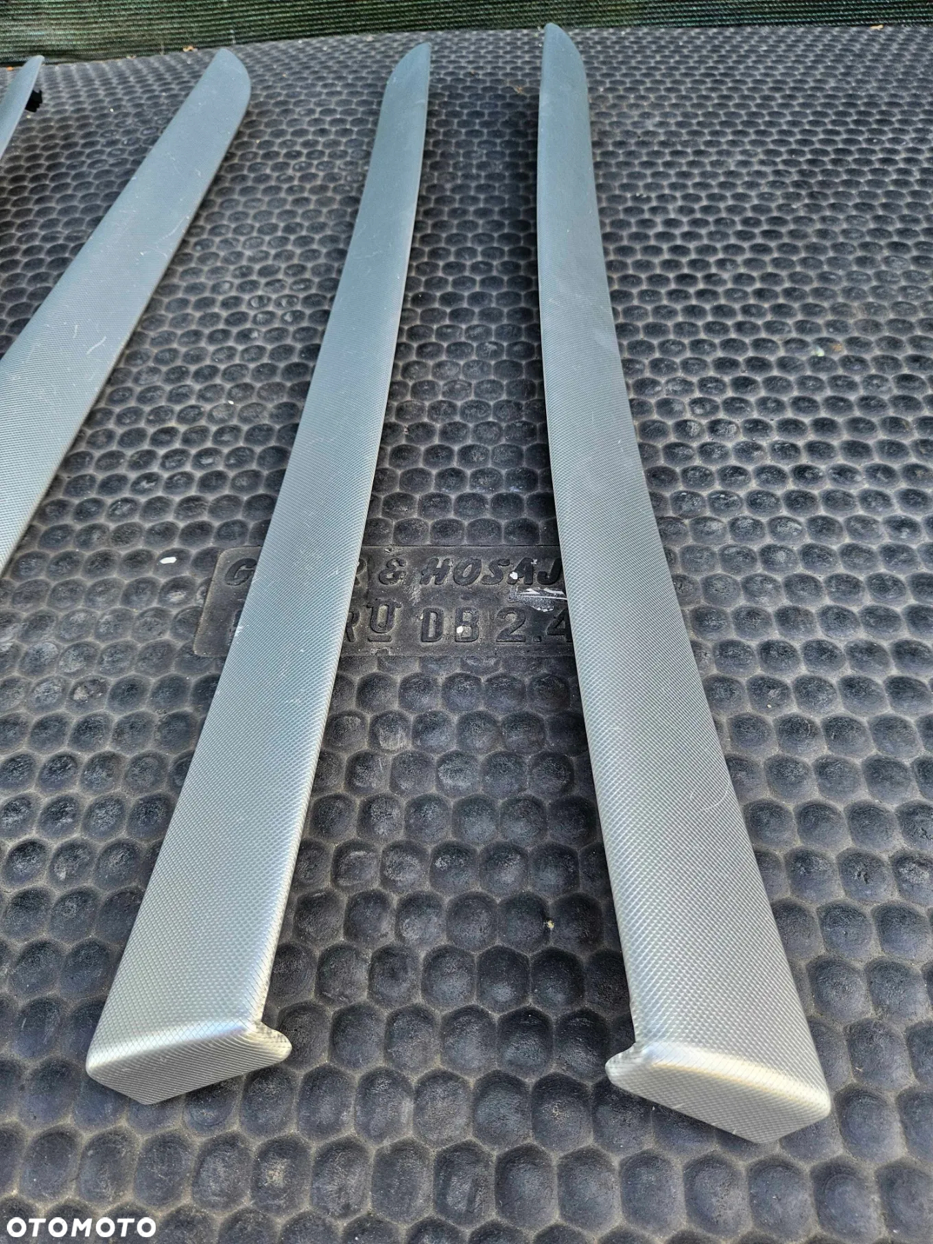 Listwy Ozdobne Dekor Listwa Drzwi Srebrne Rybia Luska Carbon Audi A4 B6 B7 - 26