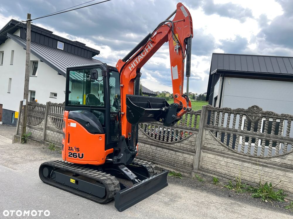 Hitachi ZAXIS 26U | Minikoparka | HITACHI ZX26 U | 3 Tony | Zerowy Obrys | Szybkozłącze Hydrauliczne | Stan IDEALNY | Mini Koparka | - 12