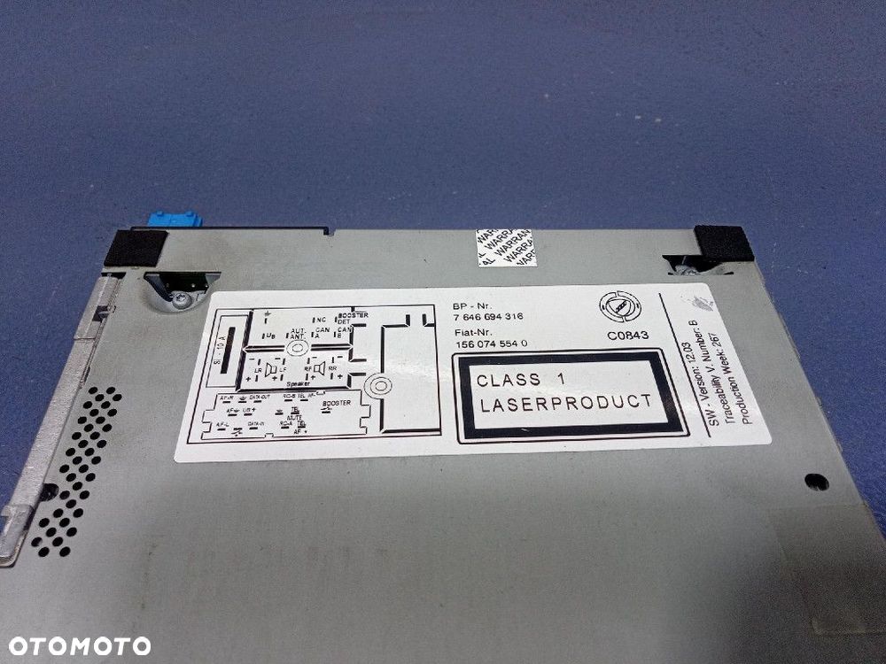 ALFA ROMEO 147 LIFT 04-10 RADIO CD FABRYCZNE 1560745540 - 6