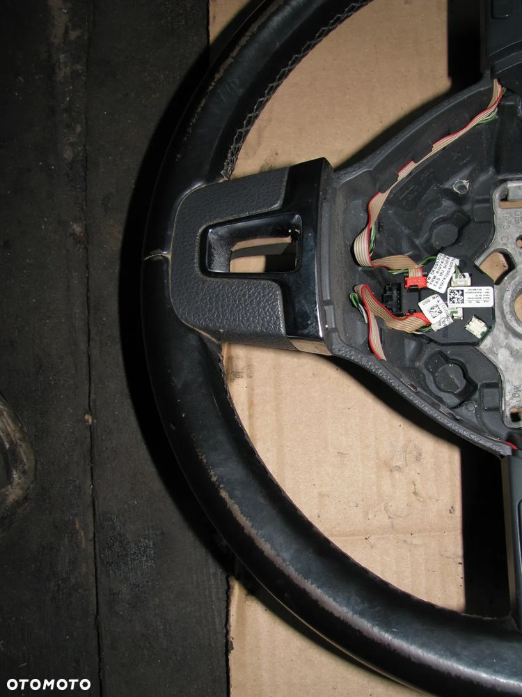 KIEROWNICA SKÓRA DSG ŁOPATKI VW GOLF VI KOMBI MULTIFUNKCJA - 5