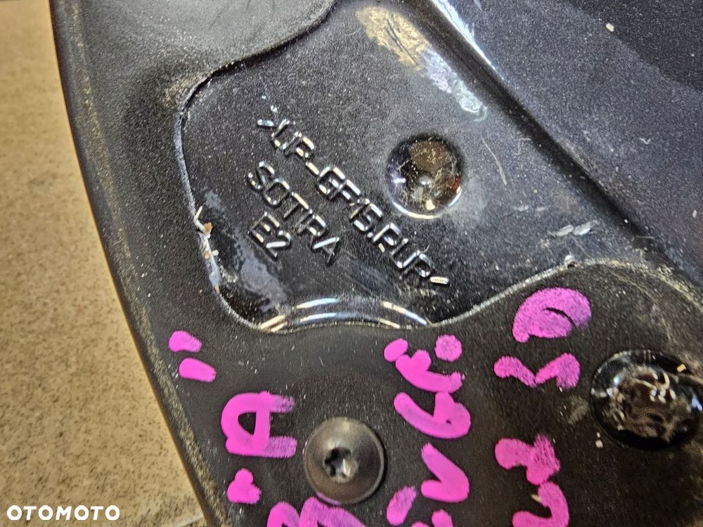 SPOILER KLAPY TYŁ PEUGEOT 207 07 CZARNY 3D HB EXLD - 2