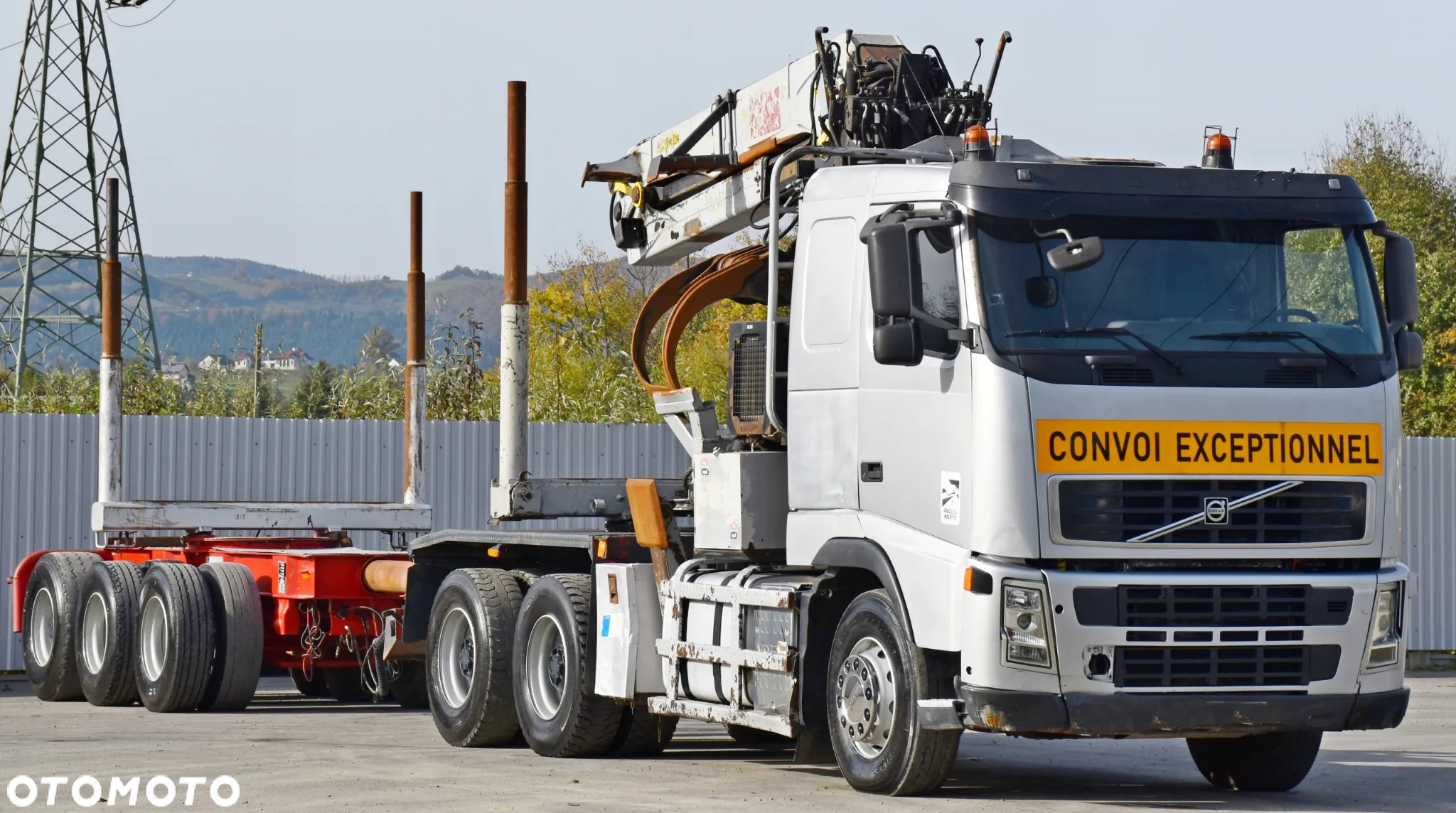 Volvo FH 520 * DO TRANSPORTU DREWNA * EPSILON E260L83 * PRZYCZEPA * 6x4 - 3