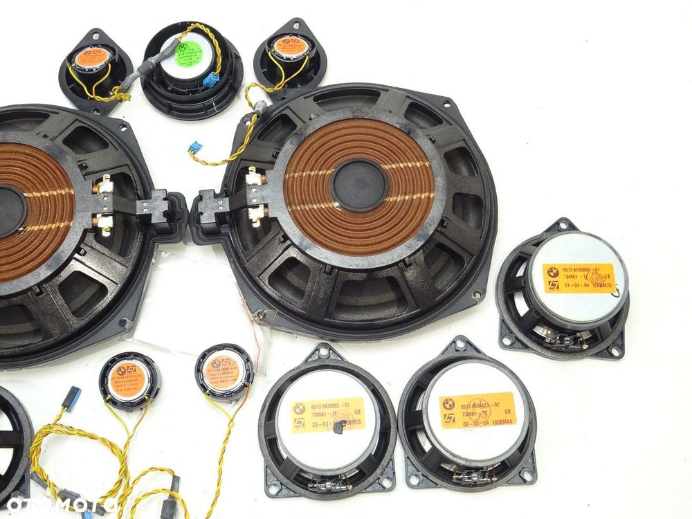 GŁOŚNIKI KOMPLET  BMW 5 (E60) 2003 - 2010 545 i 245 kW [333 KM] benzyna 2003 - 2005 - 10