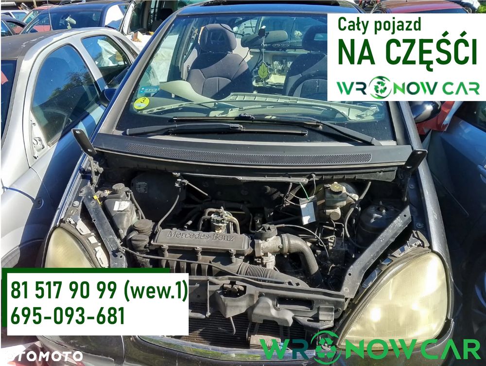 Mercedes – Benz Klasa A W168  (97-01r.) 1.7 D 88KM. Silnik 668.940 Skrzynia 716.500 lakier 195. Cały na części. GWARANCJA !!! - 1