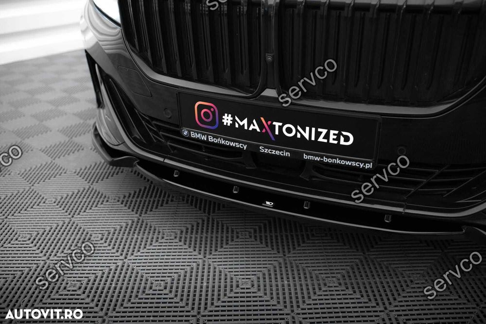 Prelungire bara fata Bmw Seria 7 G11 2019-2022 v5 - Maxton Design - 3