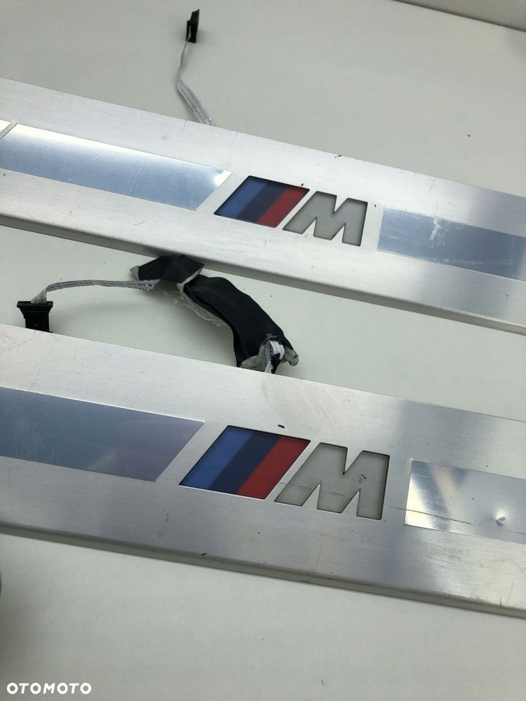 BMW G16 LISTWY NAKŁADKI PROGOWE M-PAKIET PODŚWIETLANE LED KOMPLET 8077338 - 6