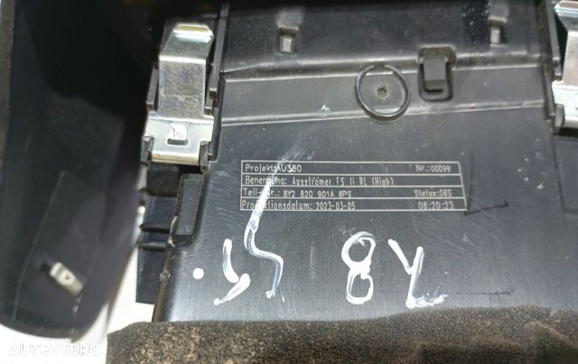 Grila ventilatie stanga fata 8Y2820901A Audi A3 4 (8Y) [2020 - 2020] - 4