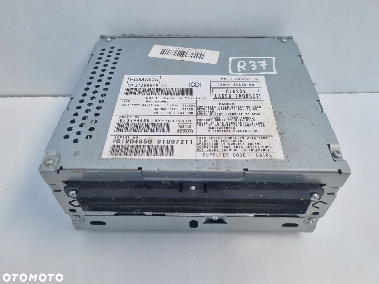 Volvo XC70 V70 III S80 II RADIOODTWARZACZ Radio CD 31260540 31260540AA - 1