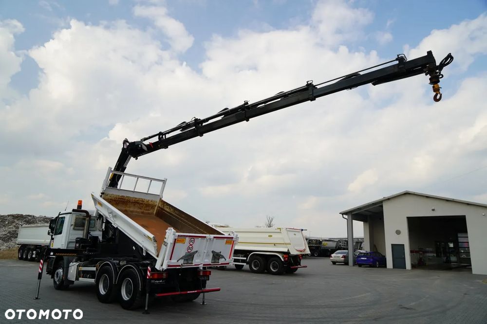 Mercedes-Benz ACTROS  2644 / 6X4 / WYWROTKA / 2X HYDROBURTA  / + HDS HIAB 166 ES-5  / PILOT /  ROTATOR / EPS + SPRZĘGŁO / EURO 5 - 4