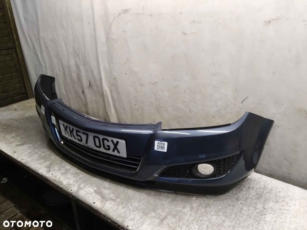 @ ZDERZAK PRZÓD PRZEDNI DO OPEL ASTRA H 3 III LIFT FL HALOGENY Z168 SZARY - 3