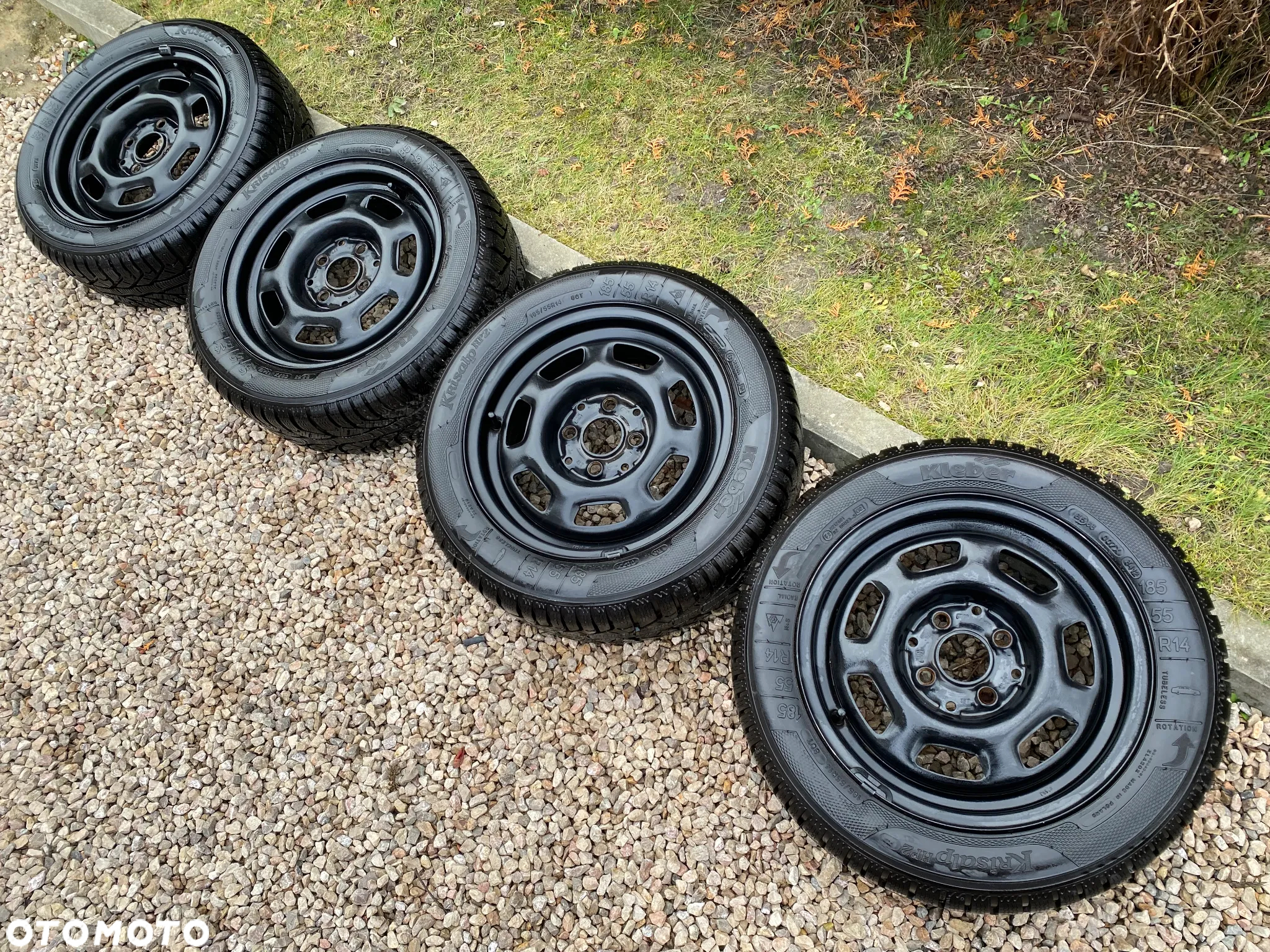 VW SEAT Felgi stalowe z oponami Koła 14" KLEBER KRISALP HP2 185/55/14 4x100 6,Jx14H2 ET38 - 6