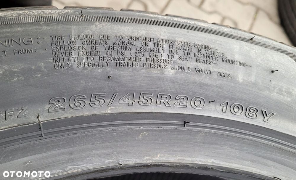 2x Bridgestone Turanza T005 265/45R20 108Y XL L748A - 8