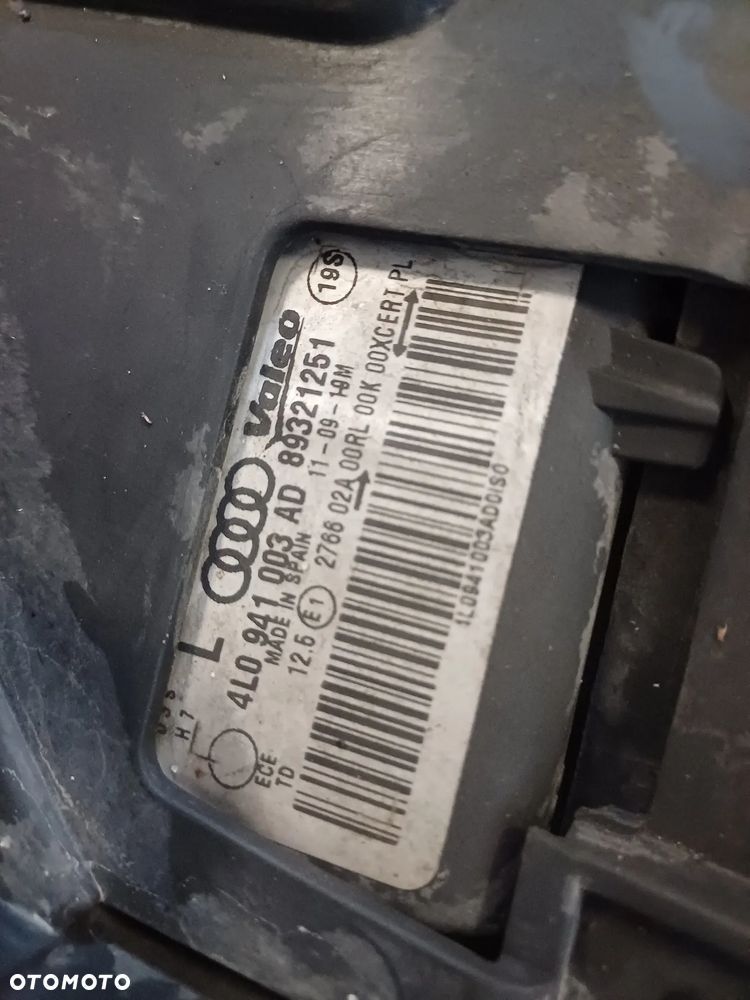 Lampa lewa Q7 4L LIFT bixenon skrętny kompletna 4L0941003AD lifting LED - 2