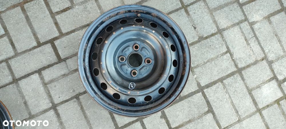 FELGI STALOWE 4x100 5.5J x15 CALI ET45 TOYOTA YARIS II KOMPLET 4 SZTUKI - 5