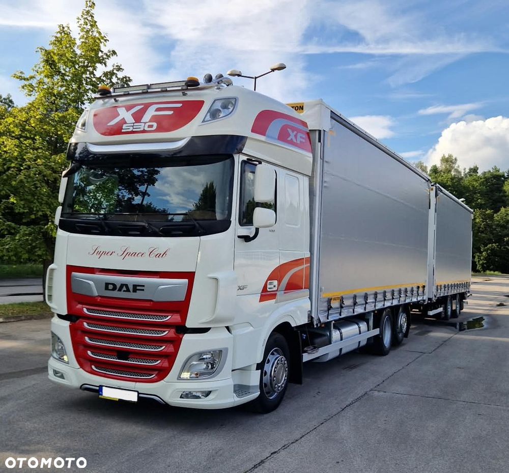DAF XF 530 / ZESTAW TANDEM 120 M3 / PRZEJAZDOWY / 7,7 M + 7,7 M / 2021 R - 1