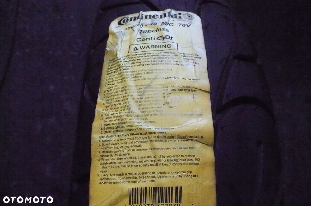 150/70-18 Continental ContiGo NOWA - 1