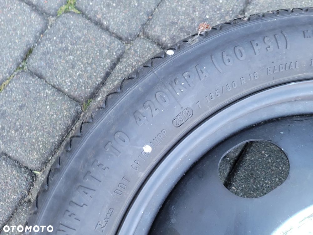 CITROEN C5 III X7 KOŁO DOJAZDOWE ZAPASOWE DOJAZDÓWKA 18 135/80/18 5x108 - 6