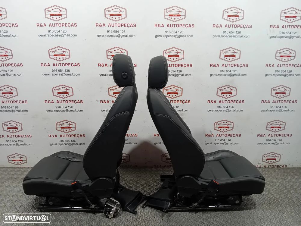 Conjunto de Bancos Frente Frontais Jaguar XE X760 R-Sport Pele Original - 18