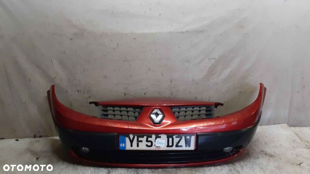 !  ZDERZAK PRZÓD PRZEDNI DO RENAULT SCENIC II 2 HALOGENY TEB76 BORDOWY - 1