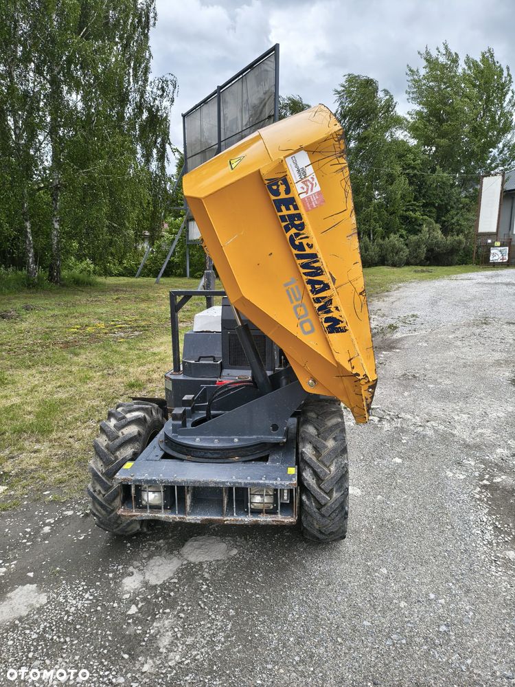 Bergmann 1200 R WOZIDŁO BUDOWLANE SUPER STAN 3 STRONNY WYWROT 3,5 TONY SILNIK KUBOTA THWAITES MACH AUSA D400 BARFORD TEREX TA WACKER NEUSON DW - 5