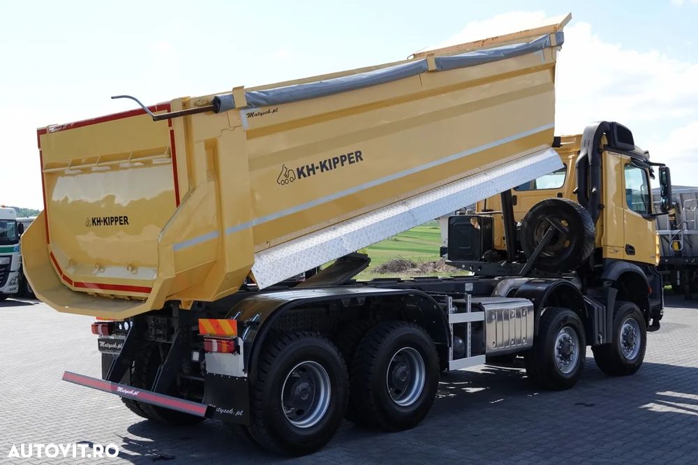 Mercedes-Benz AROCS 4145 / 8x8 / TIPPER SPATE / KH KIPPER / EURO 6 - 18