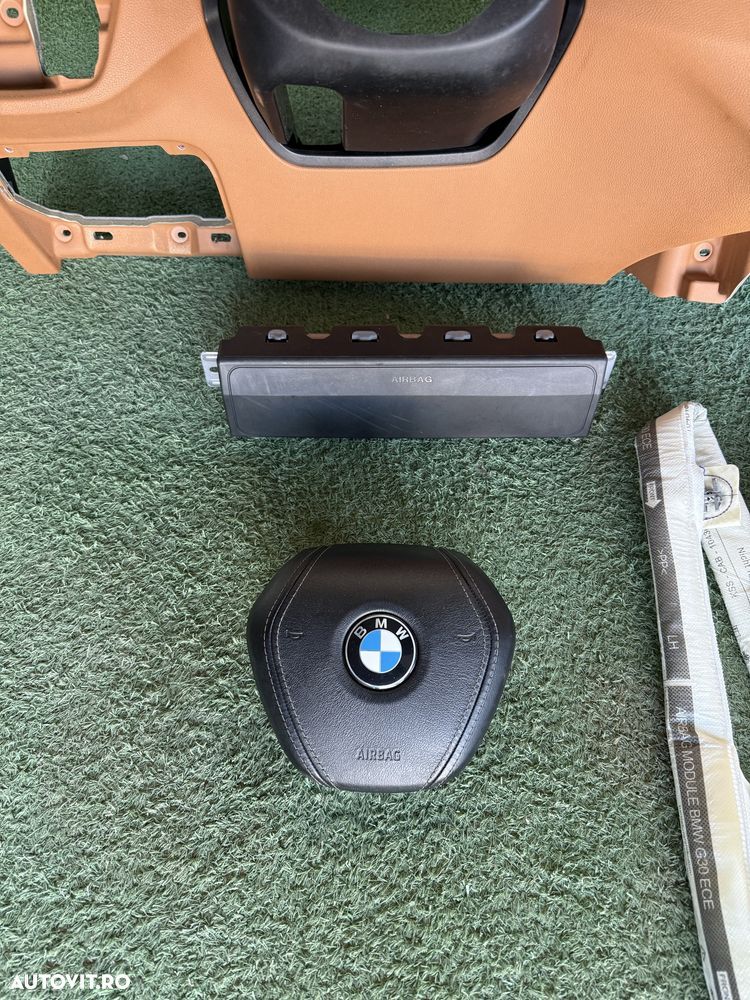 Plansa bord completa Bmw seria 5 G30 G31 kit airbag centuri cortine - 6