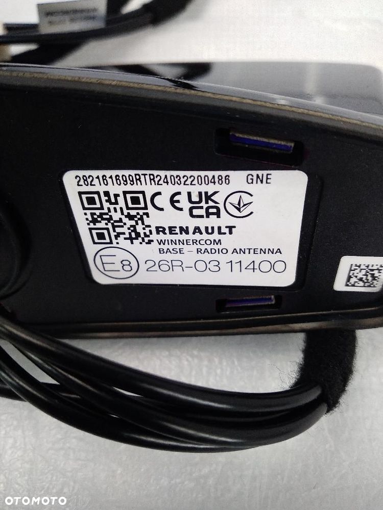 NOWY ORYGINAŁ ANTENA DACHOWA REKIN DACIA  282161699R - 4