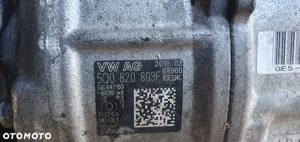 Sprężarka klimatyzacji pompa klimy Audi A4 B8 5Q0820803F - 8