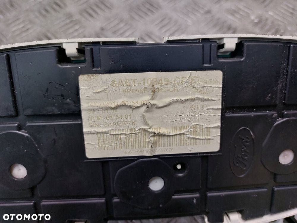 ZESTAW STARTOWY FORD FIESTA MK6 BV21-12A650-YA  9V213F880EC 8A6T-15607-AB - 11