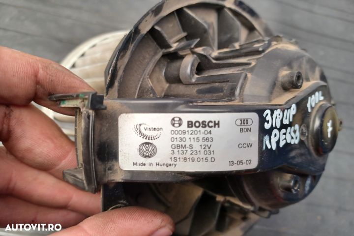 Ventilator aeroterma 0130115563 0130115563 Audi A4 B7 [2004 - 2008] A - 4