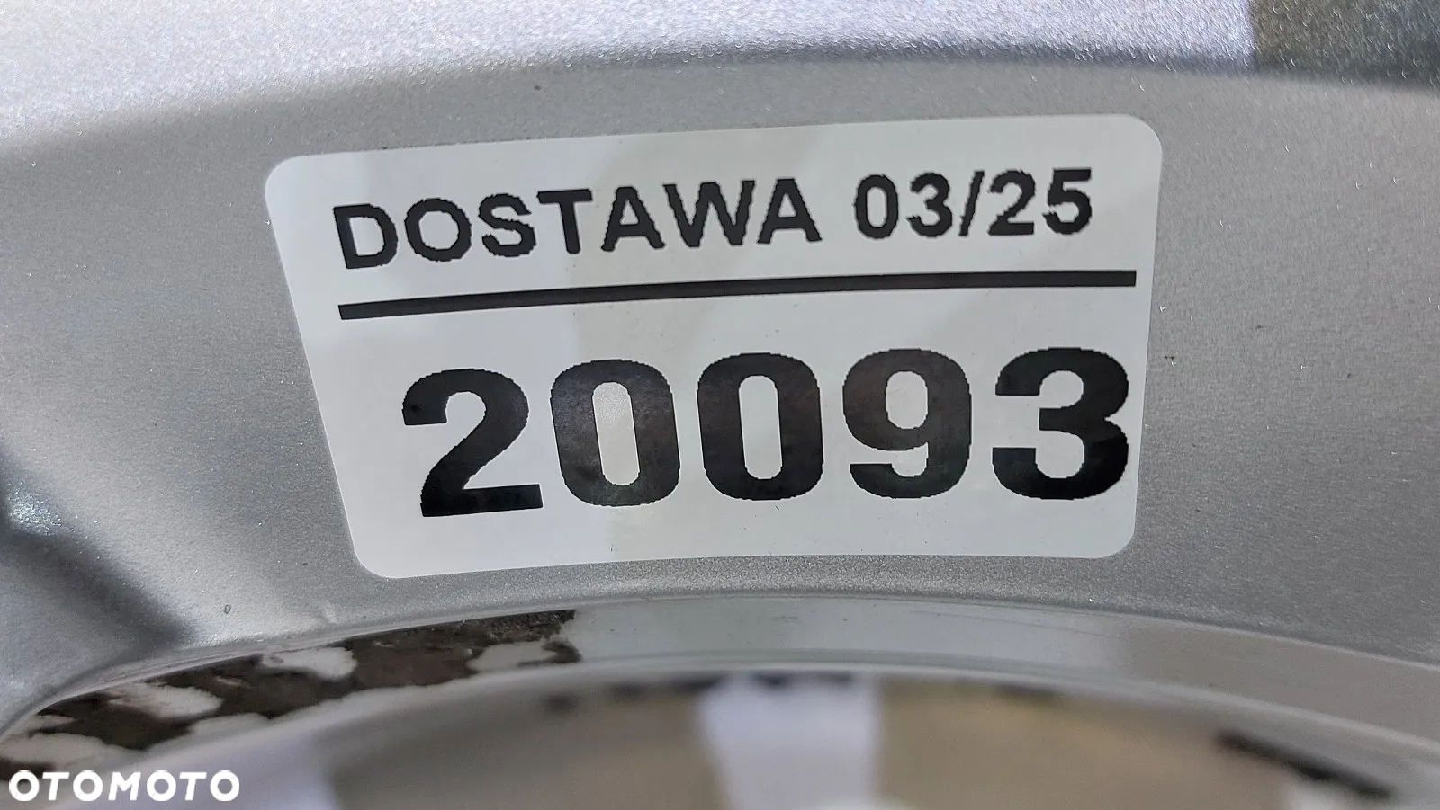 FELGA ALUMINIOWA OPEL CORSA F 16'' 6.5J ET 38 4x108 9832277280 - 11