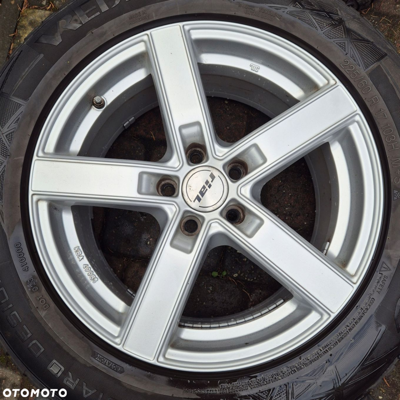 ZIMA KOŁA 17 JEEP COMPASS RENEGADE CHEROKEE TONALE 225/60 R17 czujniki - 4
